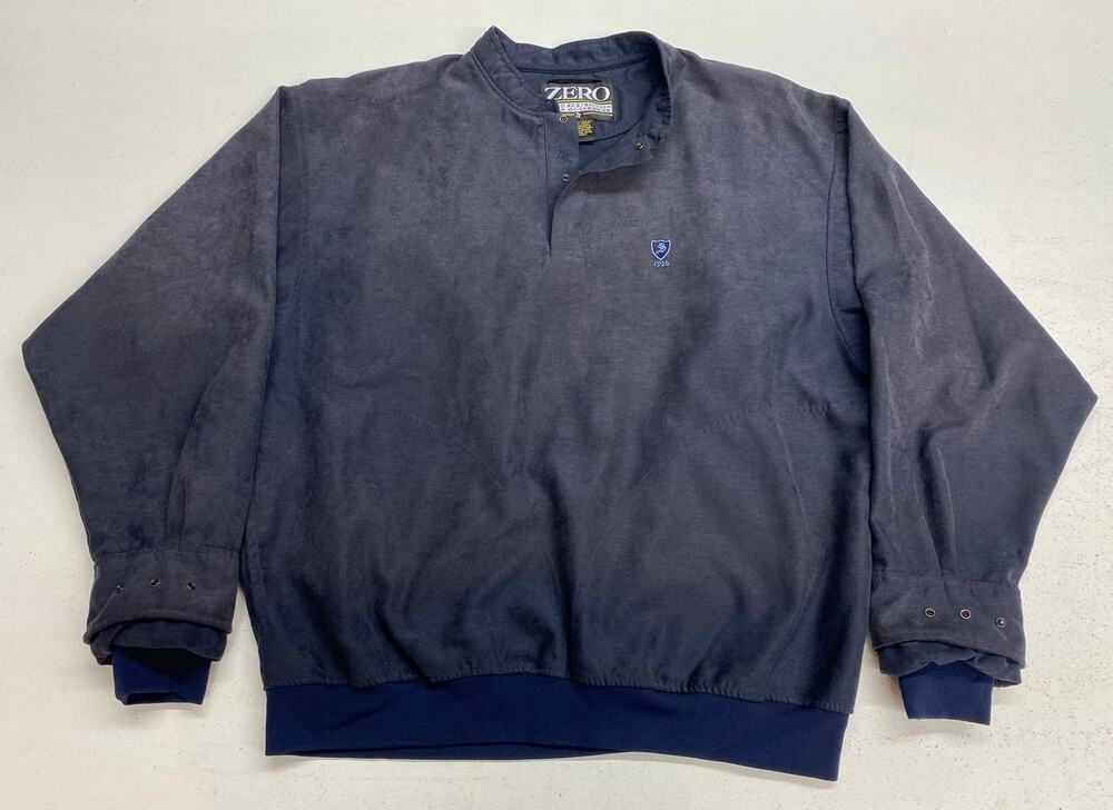 VTG 90s Zero Restriction Microsuede Sedgefield CC 1/4 button golf windbreaker XL